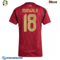 Fotballdrakt Dame Belgia Orel Mangala #18 Hjemmedrakt EM 2024 Kortermet